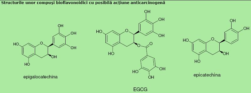 Structurile unor compusi bioflavonoidici cu posibila actiune anticarcinogena